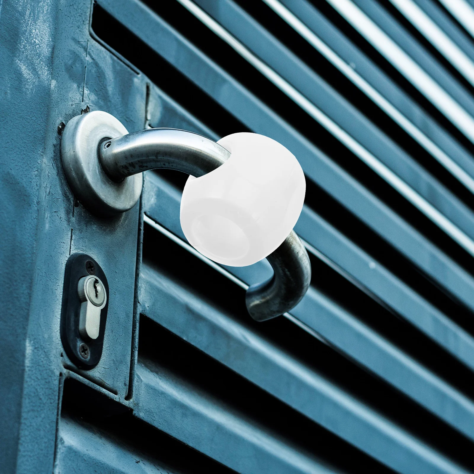 

6pcs Door Knob Protector White Safety Door Handle Covers Anti-Collision Babyproof Grip Cover For Home Bedroom -