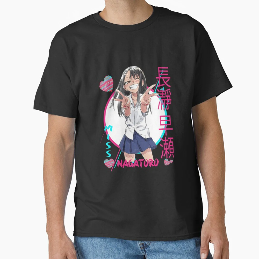 1030 Dont Toy With Me Nagatoro Hayase Gift for Anime lover 100% cotton Y2K clothes O -Neck Short Sleeve Graphic T-Shirt S-6XL