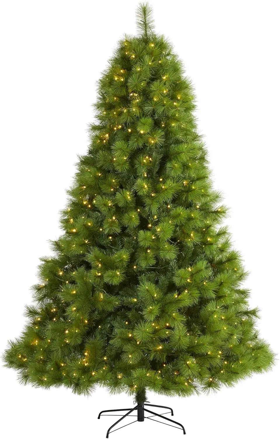 7.5Ft. Green Scotch Pine Artificial Christmas Tree With 550 Clear Led Lights