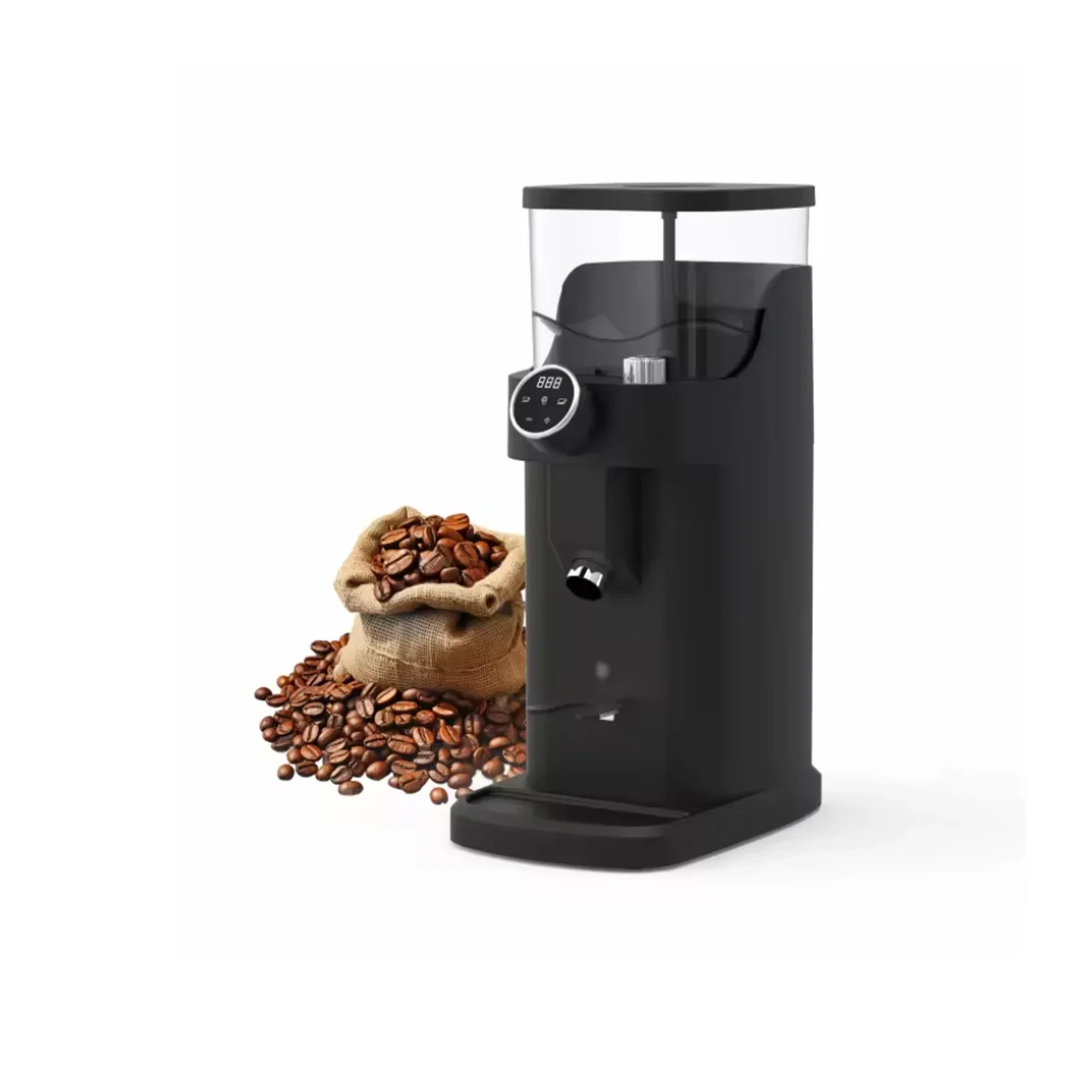 For Automatic Single Dose Espresso Grinder Stainless Steel Aluminum Housing Electric Power Household Hotel Italia Coffee Grinder