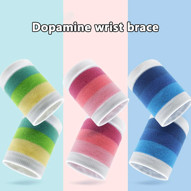 

1 Pcs Towel Sports Wristbands Tennis Sweat Bands Wrist Guard For Basketball Volleyball Padel Fitness Sweatbands Wrist Wrap Cuff