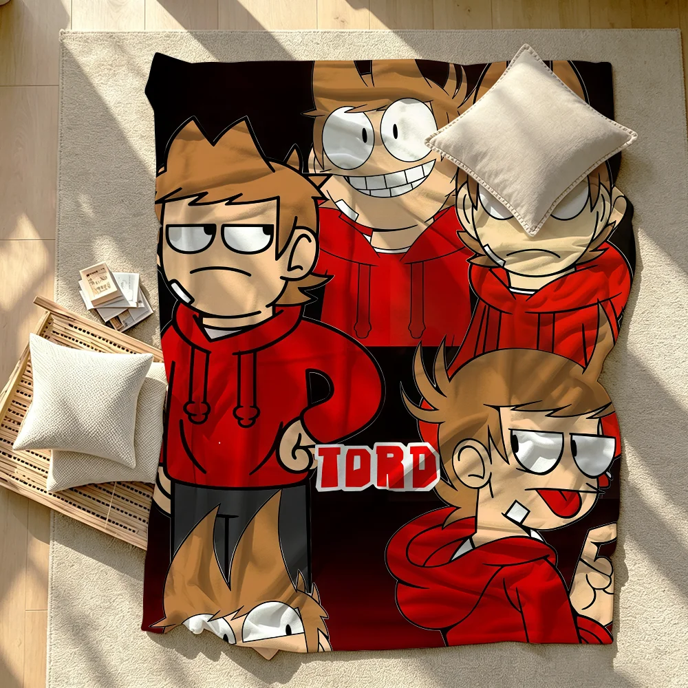 Eddsworld Tord Blanket Soft Warm And Thick Perfect For Bedroom Living Room Bed Sofa Camping Picnic Office Gift