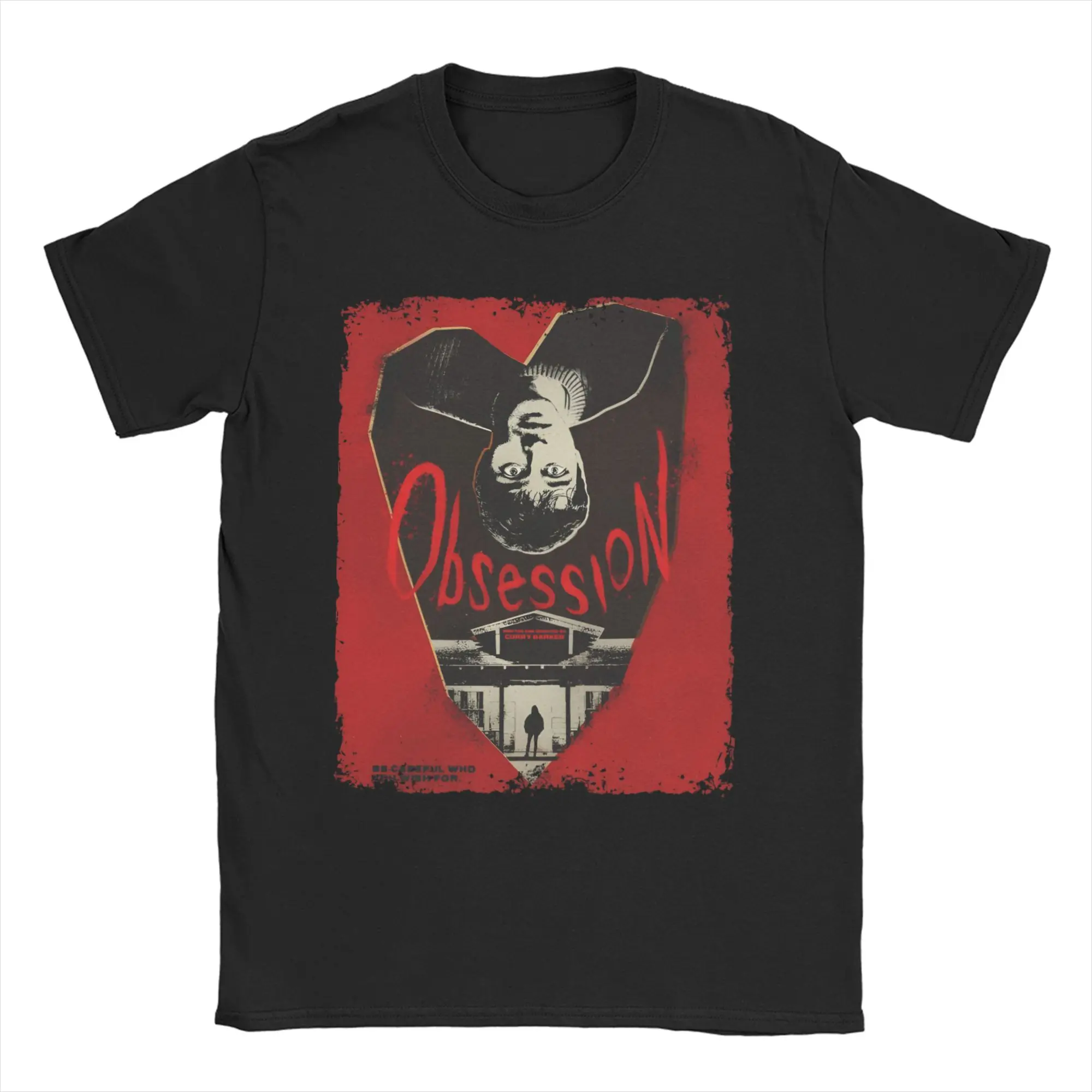 Camisetas do filme Obsession para homens e mulheres, roupas de algodão puro, camisetas vintage de manga curta com gola redonda, camiseta plus size