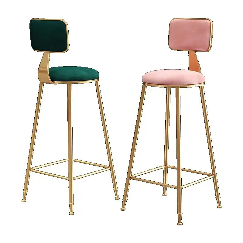 

Luxury Bar Stools Modern Living Room Nordic Office Metal Nordic Leisure Time Bancos De Interior Furniture