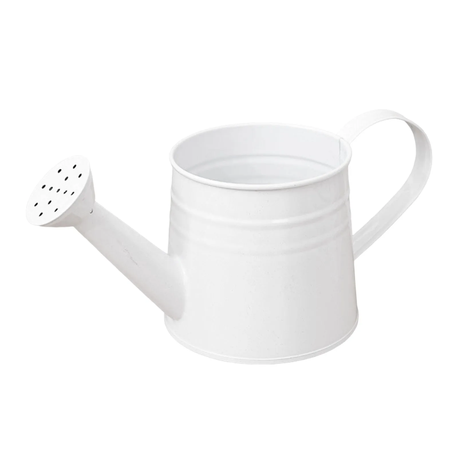 1L Retro Metal Painted Watering Can Rust- Flower Plant Waterer Device Galvanized Spray Water Kettle for Indoor Plants