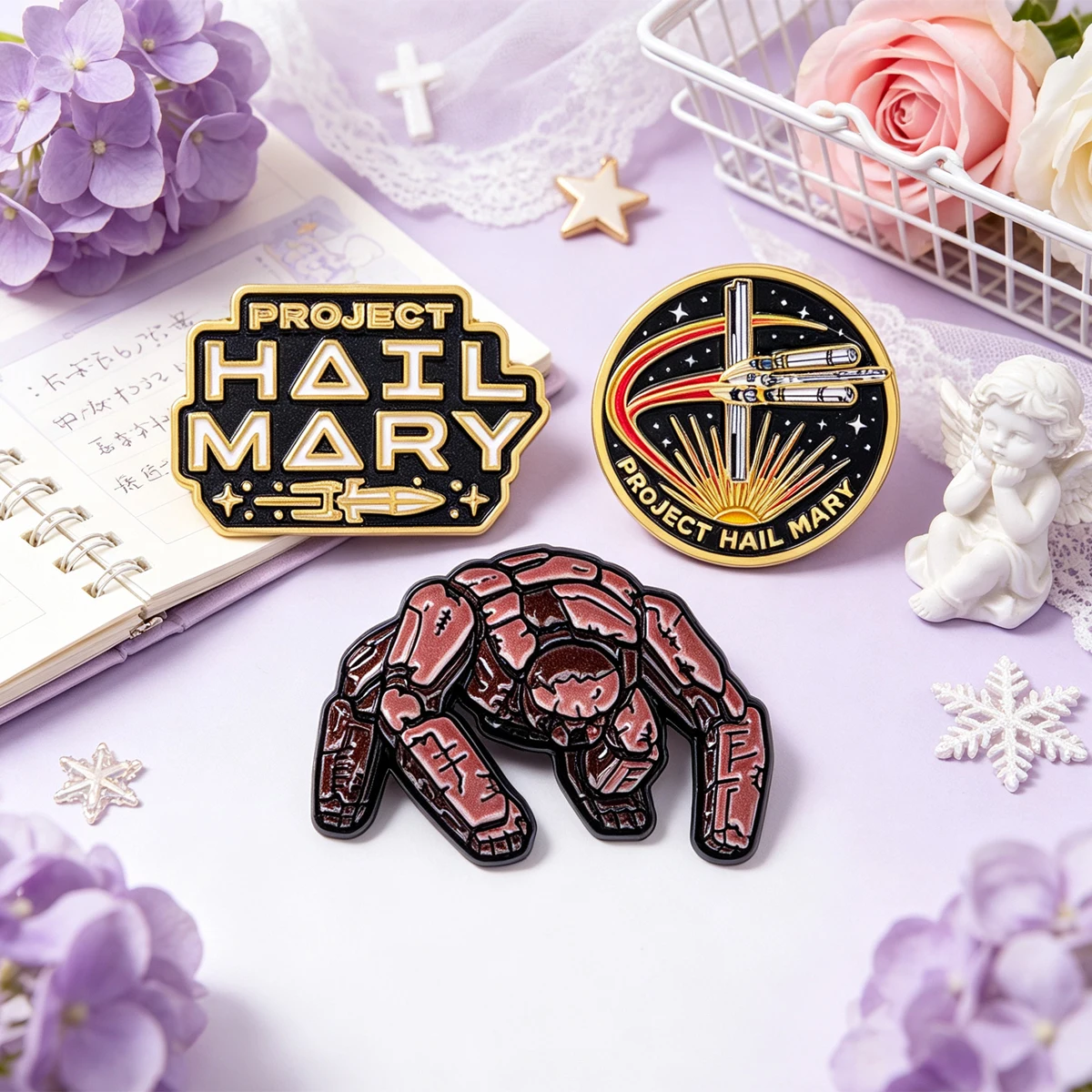 Space Rocket Enamel Pins Sci‑Fi Outer Space Brooch Lapel Pin Badge on Backpack Clothing Accessories Fashion Jewelry Party Gifts