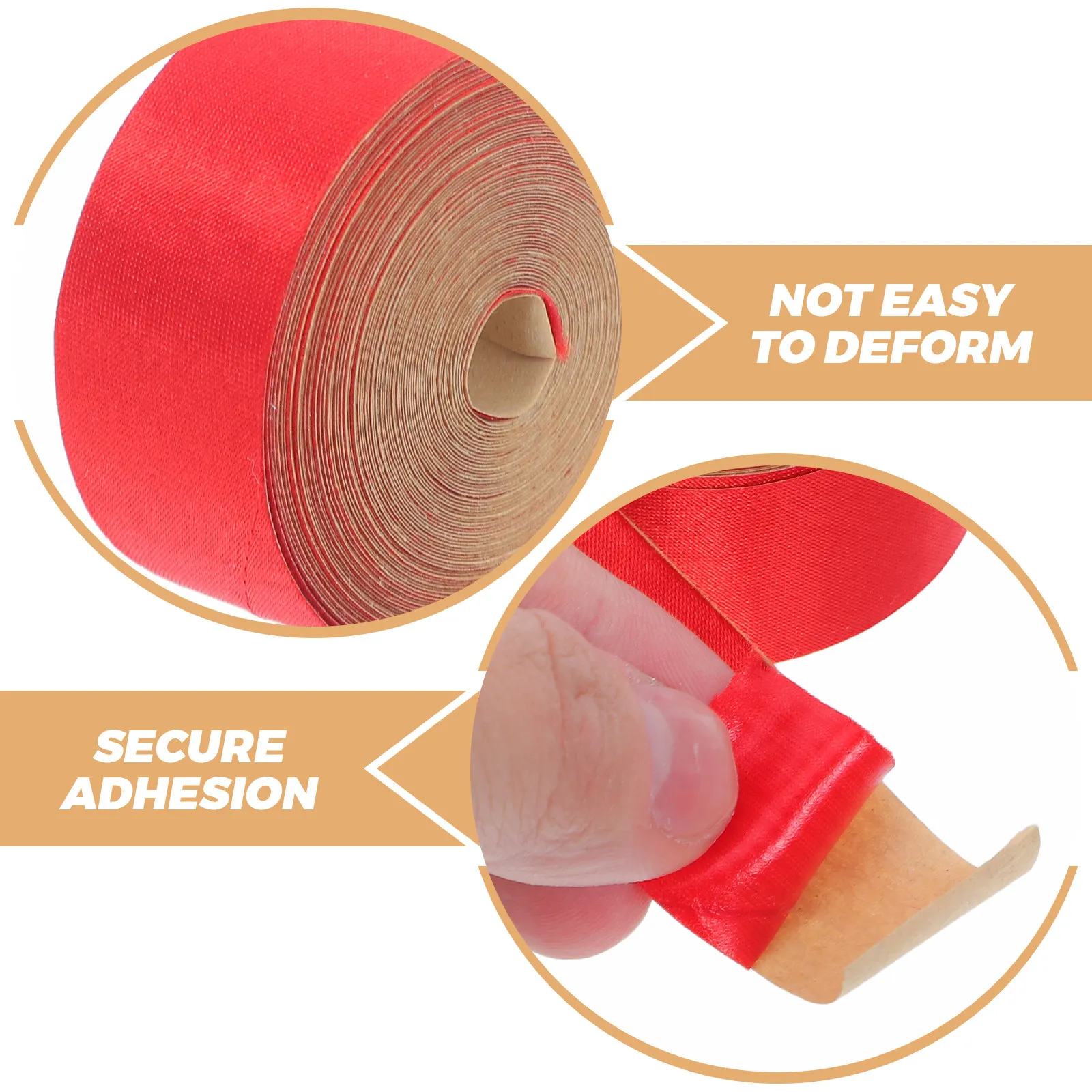 1 Roll Lampshade Edging Tape Red Self Adhesive Cloth Strip Lamp Shade Trimming Repair Decorative Light Cover DIY Lampshade Trim