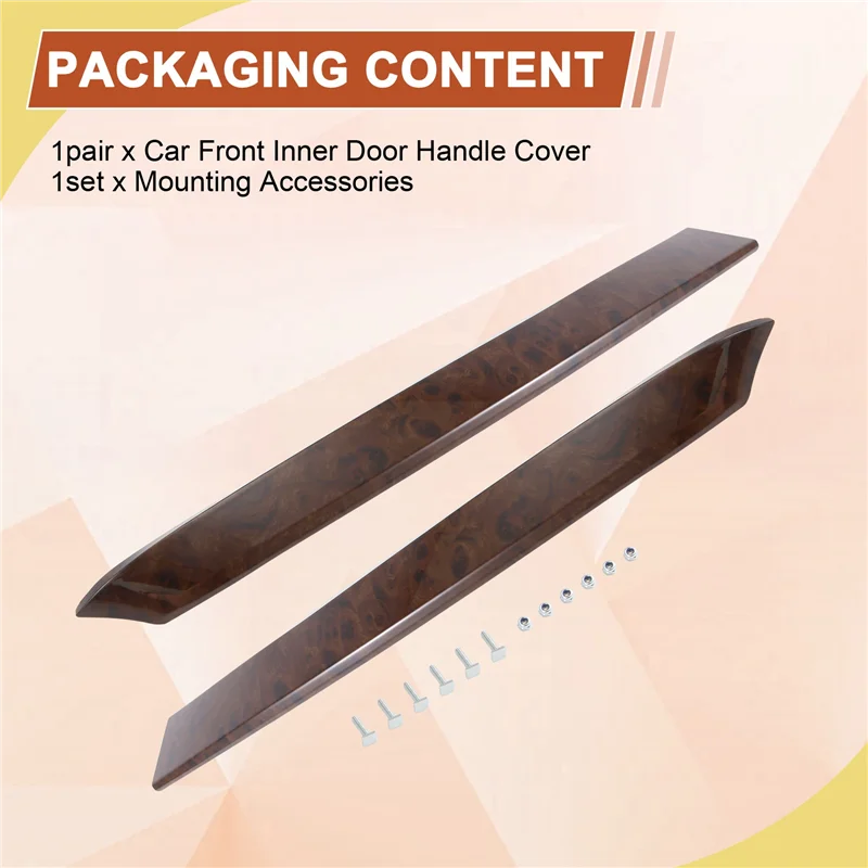 

Portable Car Front Inner Door Handle Cover 51416959333 For BMW E60 E61 2004-2006 Inner Pull Handle Outside Cover