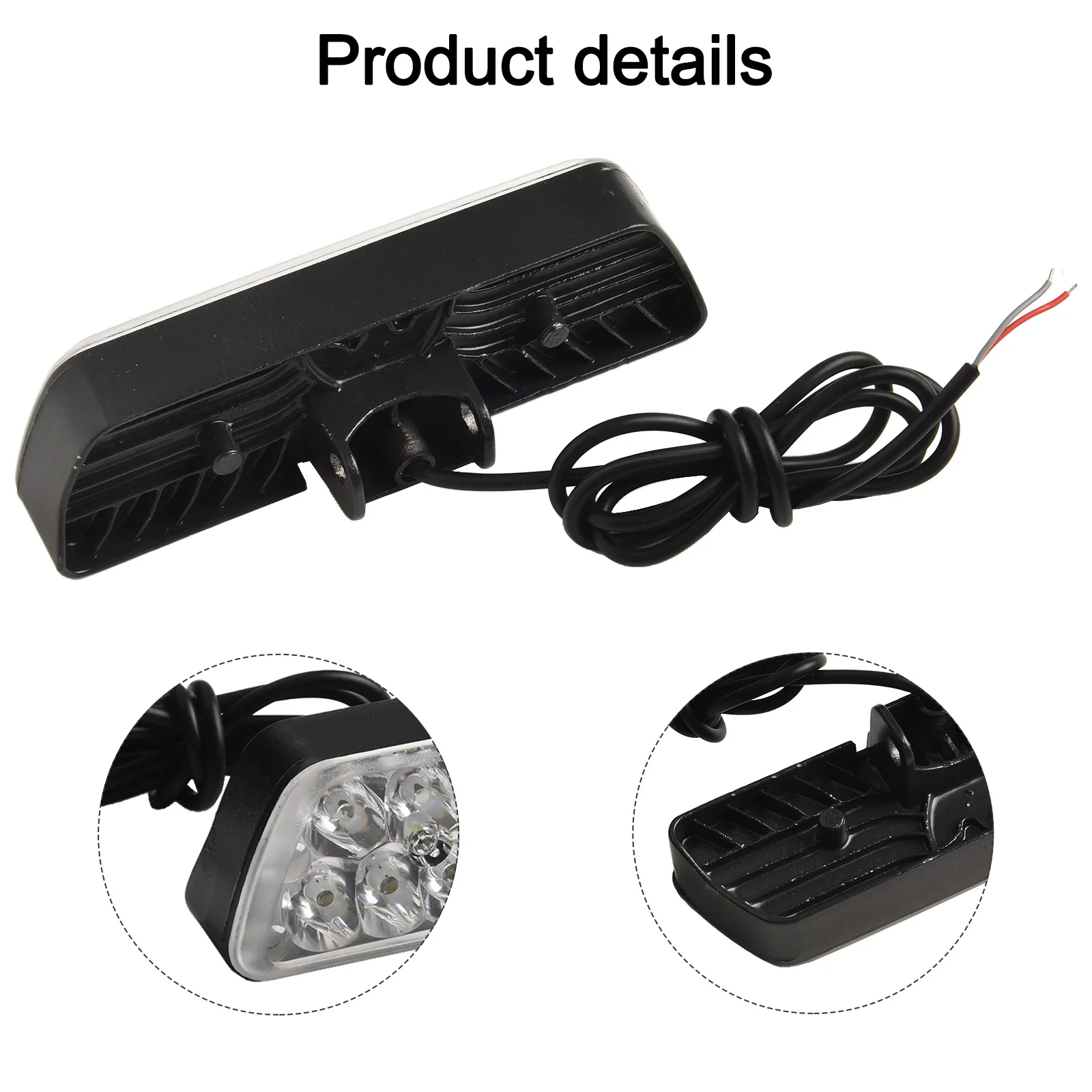 

Bicycle Components 1pcs Bike Light 12-85V E-Bike 129x35x25mm 80cm Long ABS+Aluminum Alloy About 130g Electric Bicycle