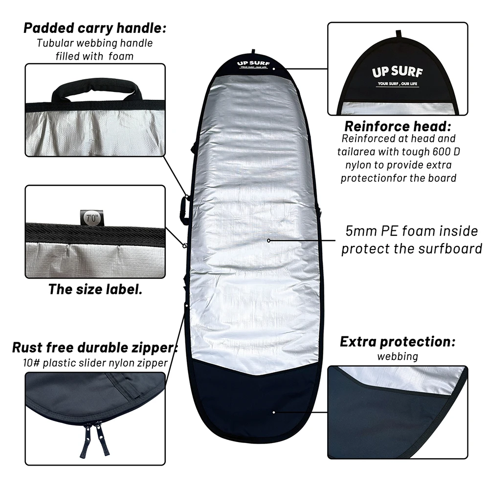 Surf Board Bag Surfboard pranchas in surfing Easy Carry Board Bag Hot Sale Boardbag For Skimboard