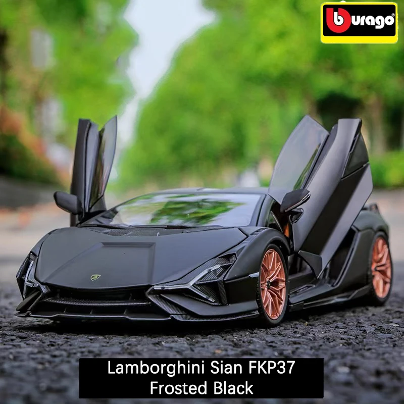 Bburago 1:18 Lamborghini Automodell Blitz Sian FKP37 Supercar Automodell Legierung Fahrzeuge Simulation Sammlerstück Ornamente Geschenke