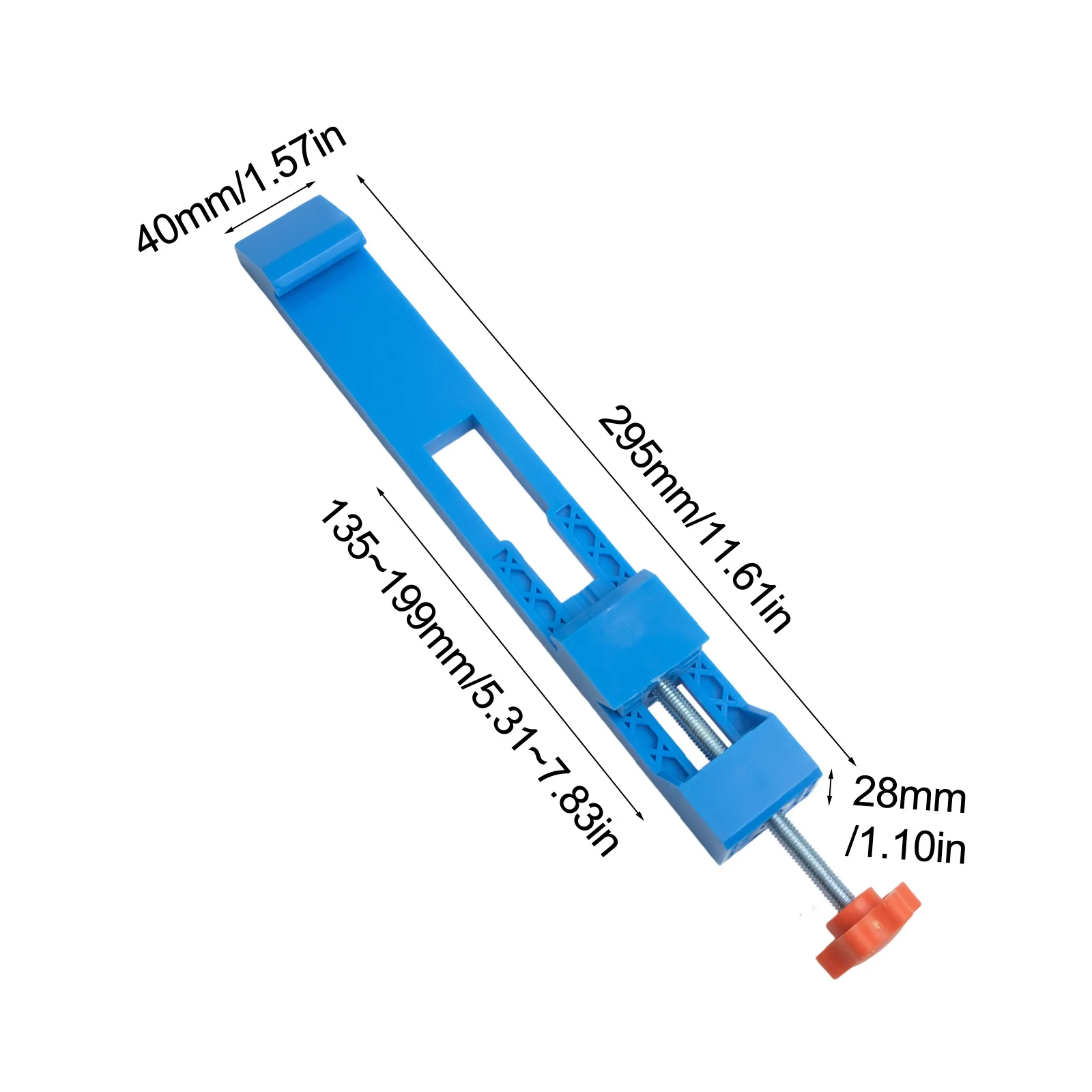 1/2pcs Circular Saw Milling Positioning Clamps Adjustable Cutting Machine Base Guide Two-way Reverse Buckle For 4'' Dust Cutter