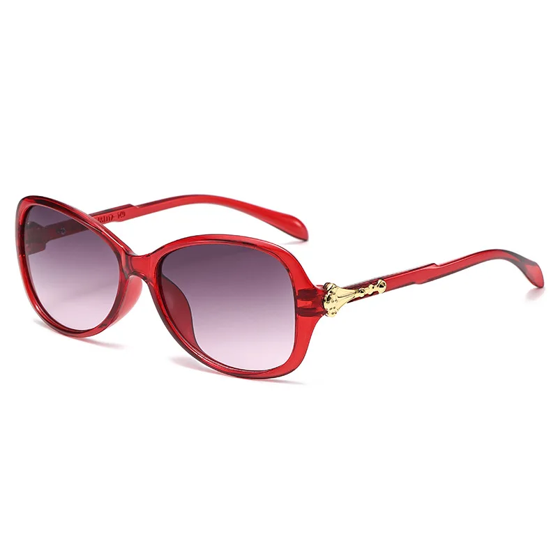 

2026 New Retro Oversized Sunglasses For Women Luxury Inlaid UV400 Anti Glare Fashion Large Frame Driving Sun Glasses