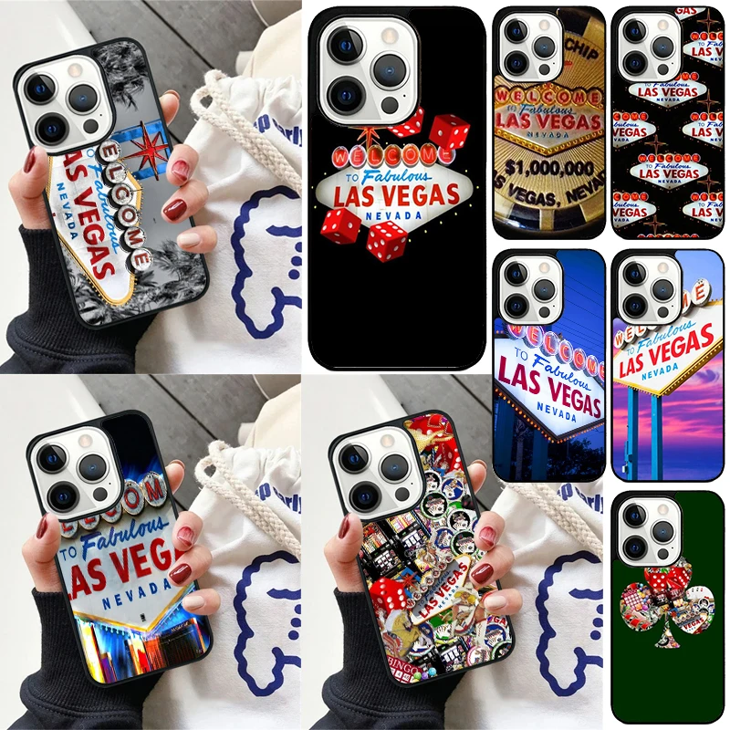 Las Vegas Nevada Gamble phone Case Cover For iPhone 16 15 14 Plus X XR XS for apple 16 11 12 13 mini Pro Max coque