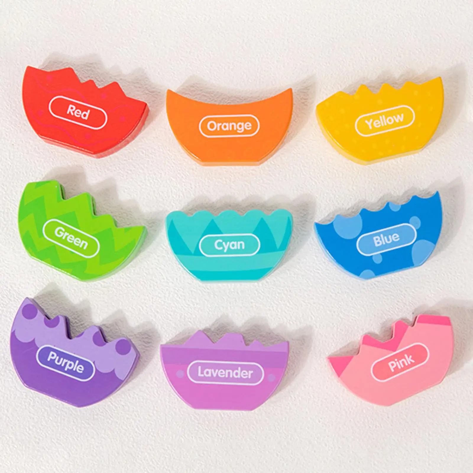 

Color Matching Game Early Learning Educational Toy Fine Motor Skills Wood Number Counting Color Recognition for Boys Girls