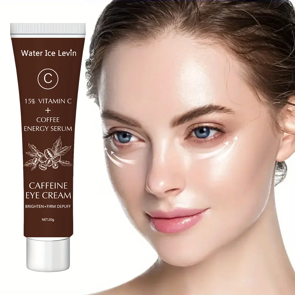 Caffeine Eye Cream with 15% Vitamin C to Lighten dark circles and Tighten Skin Instant Eye Repair Essence Women's Eye Care