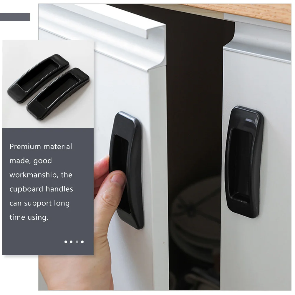 

20pcs Stick On Door Handles Adhesive Pull Handle For Cabinet Wardrobe Cupboard Drawer Furniture Surface Mount No Drill Smooth
