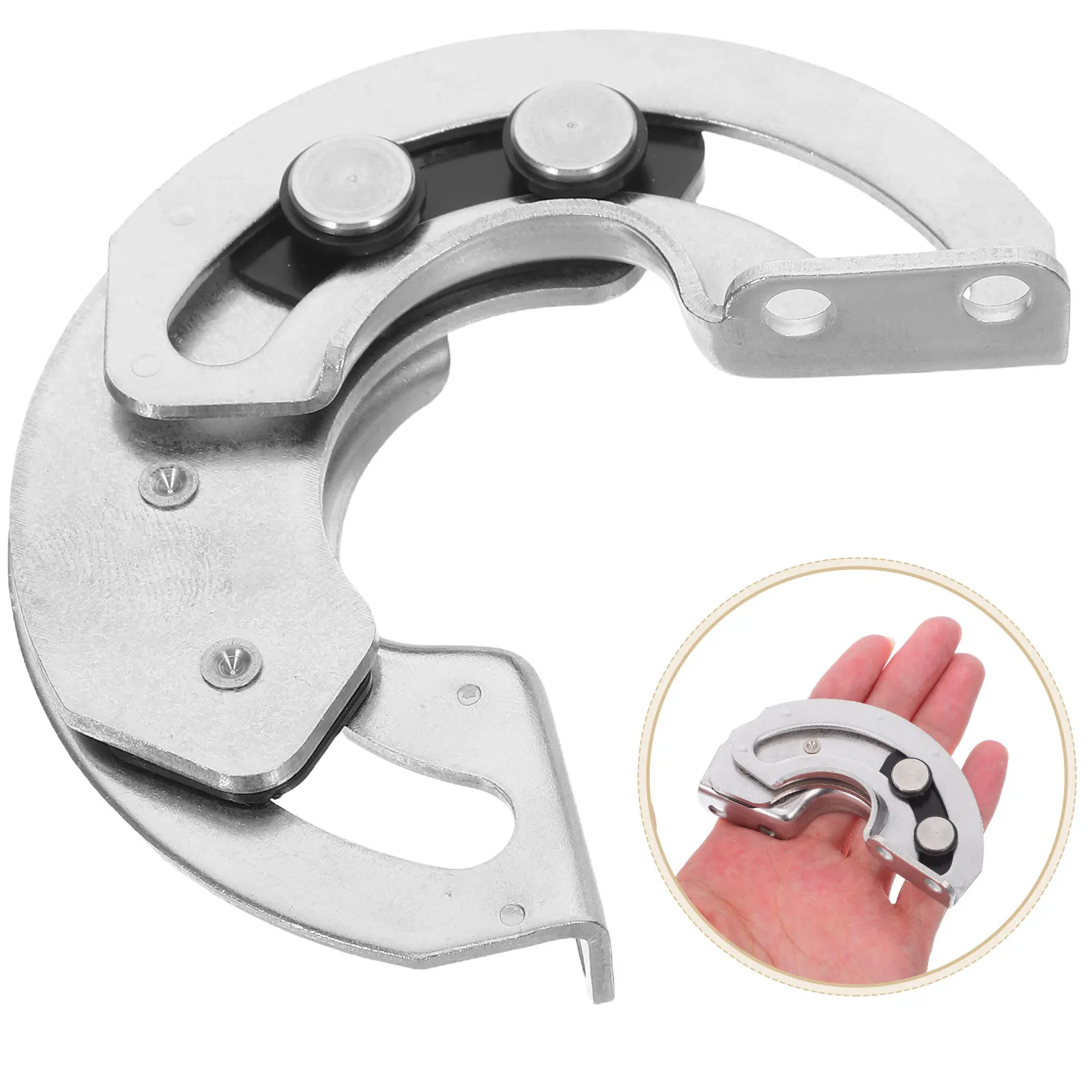 Heavy Duty Stainless Steel Sliding Hinge 180 Degree Semi-Circular Door Concealed Hardware Smooth Operation High Traffic Small