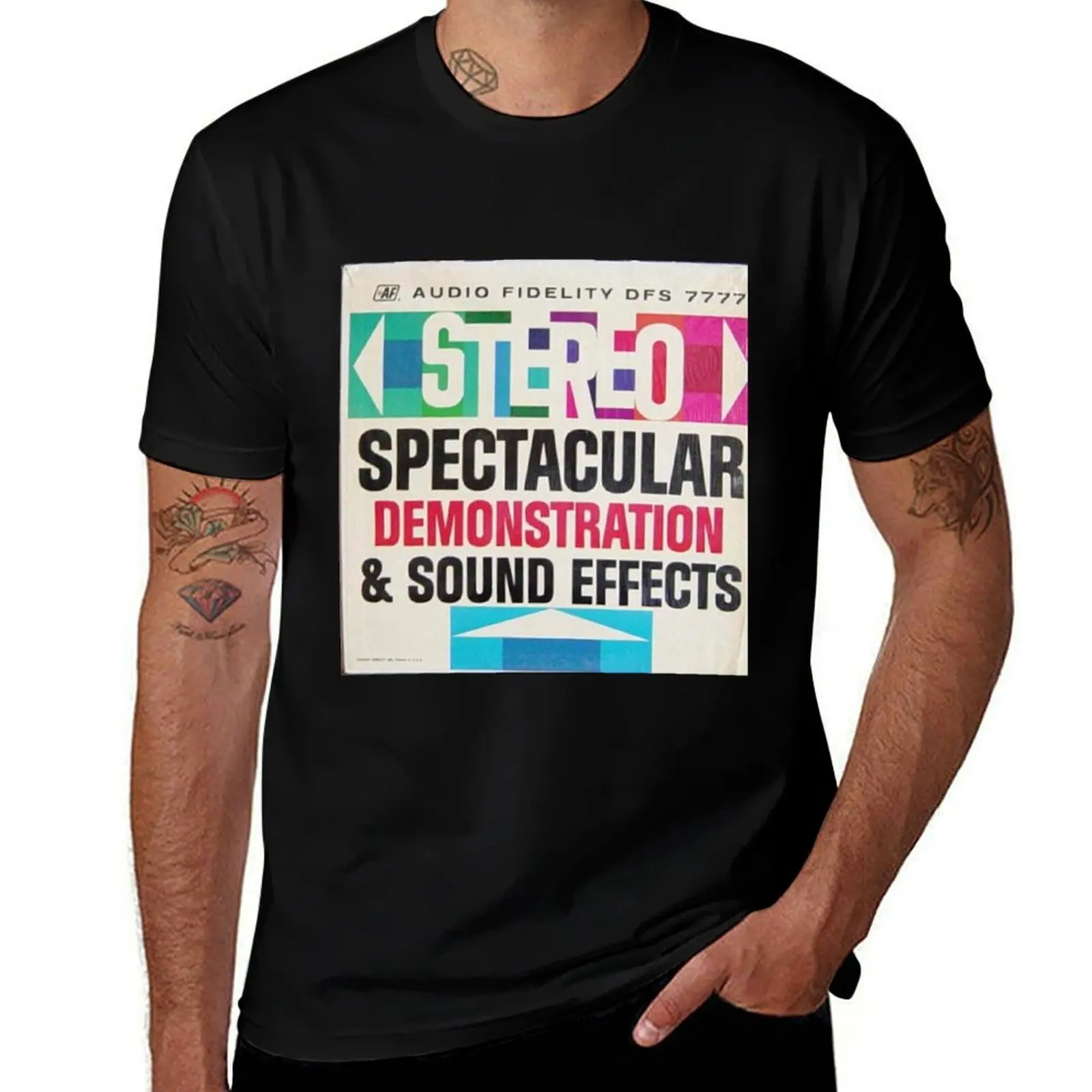 Stereo Spectacular Demonstration & sound effects T-Shirt Running Gym Short Sleeve Sports Tee T-Shirt