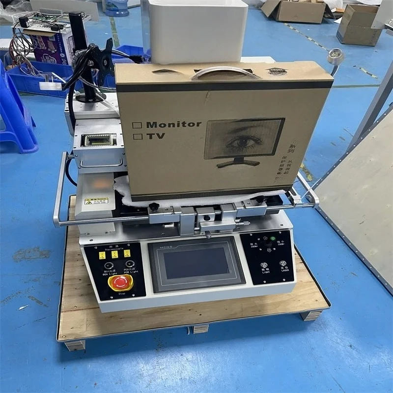 G700 Pro 5700W 3 Zones Optical Align Hot Air BGA Rework Station PCB Repair Soldering Machine 5300W G700 for Electronics