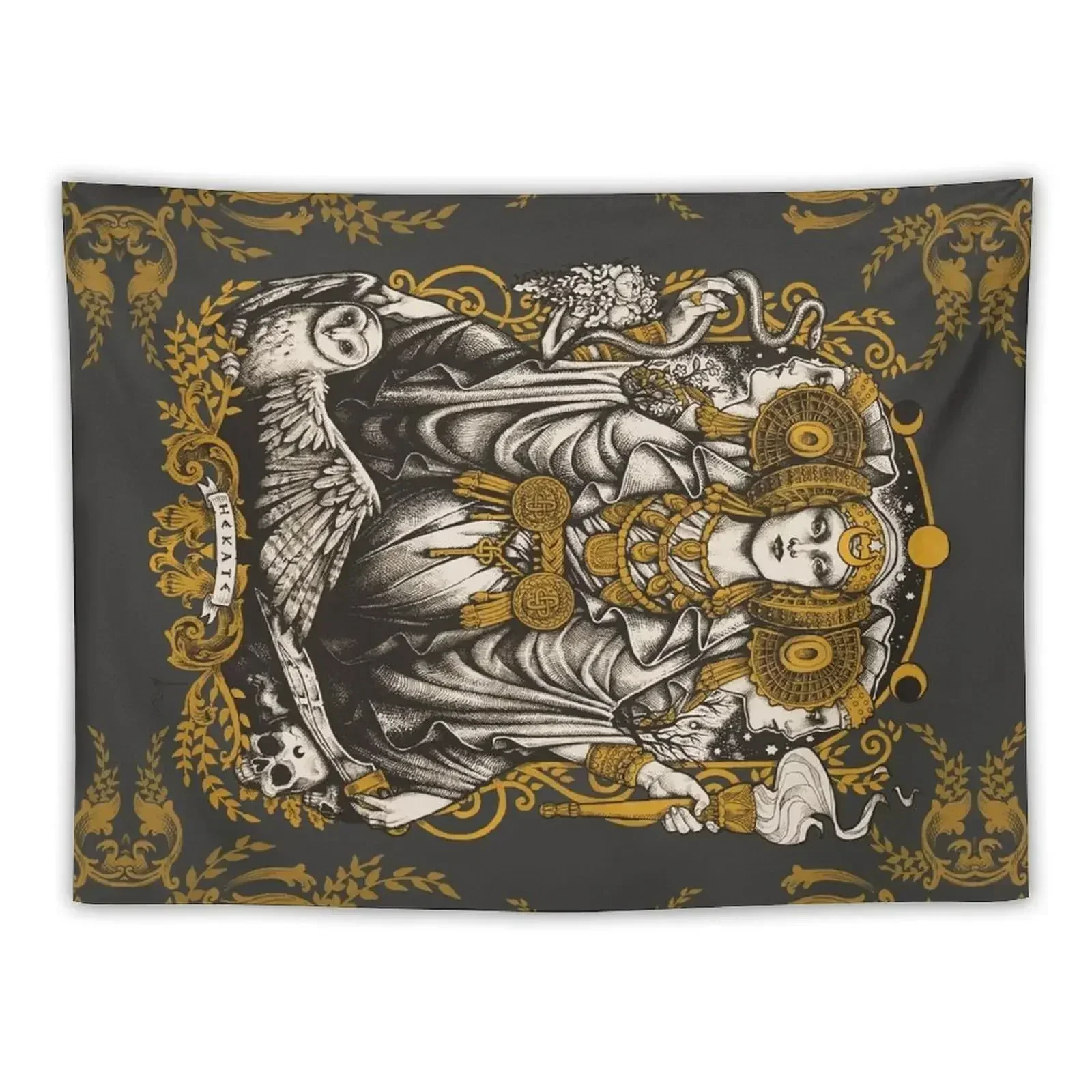 IBERIAN HECATE Tapestry Home Decor Accessories Luxury Living Room Decoration Tapestry