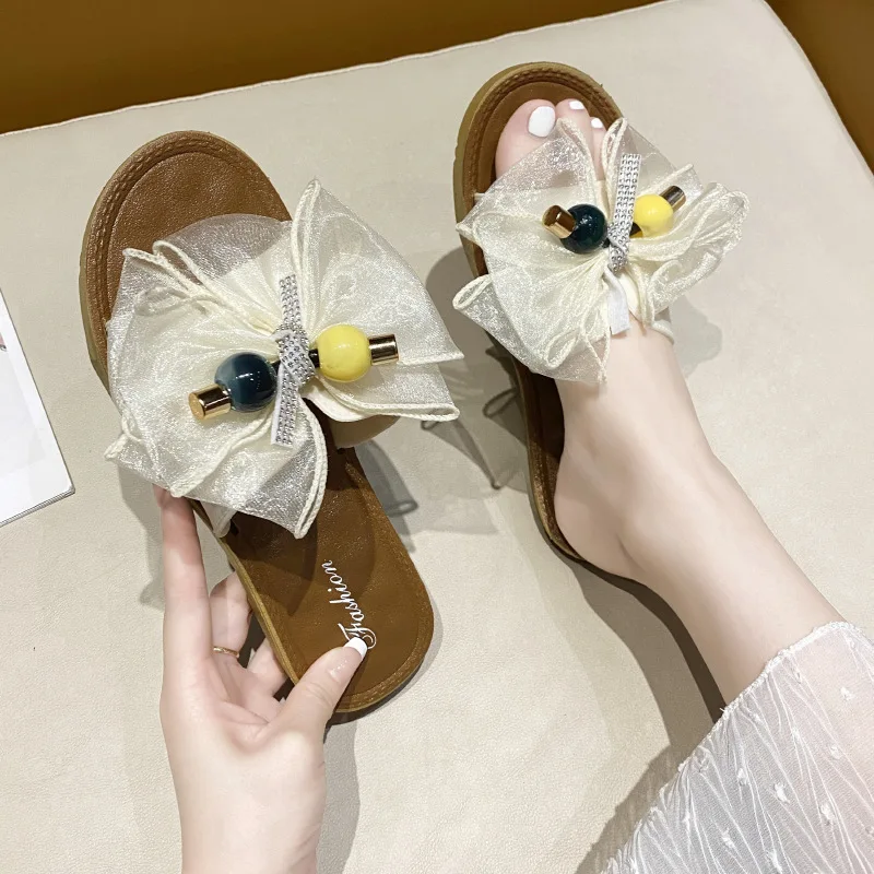 

Лето 2022, новые женские сандалии с толстой подошвой и тонким ремешком, модные женские тапочки с увеличенным одним словом, пляж