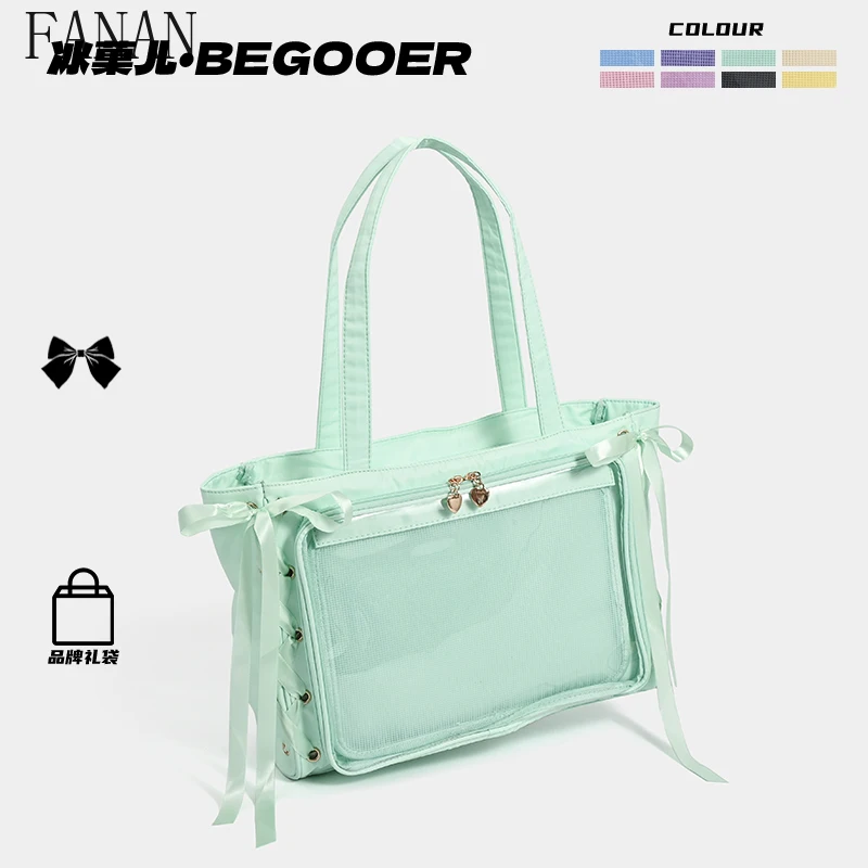

Original One Shoulder Top-Handle Bags 2025 New College Japanese Style Casual Handbags Large Capacity Crossbody Bag for Women