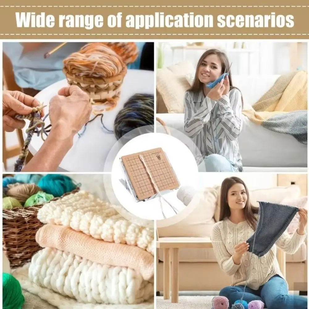High Quality Braiding Craft Macrame Board Set Auxiliary Board Macrame Supplies Adjustable Holder DIY knitting Tassel Board Set view 3
