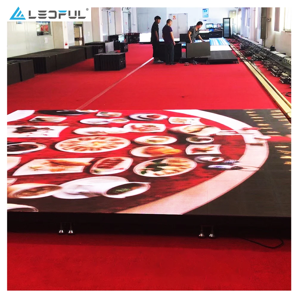 高品質のナイトクラブディスコインタラクティブ LED ダンスフロア LED ディスプレイ