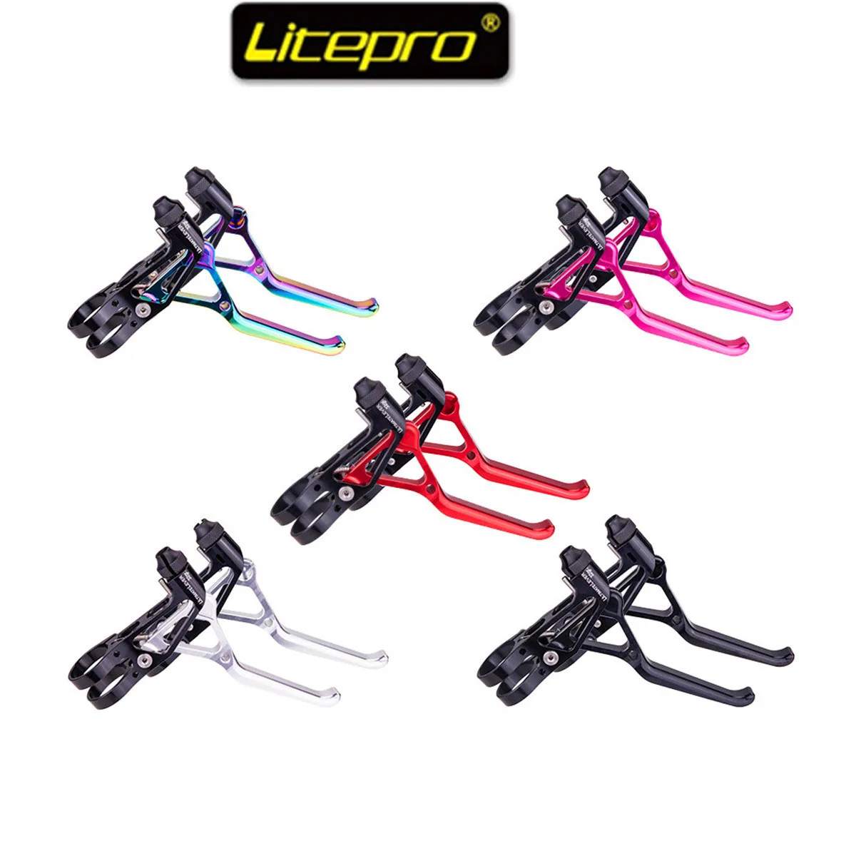 Litepro Original Extralite 412 road bike MTB bicycle brake lever top ultra-light 60g line brake CNC brake CNC Bicycle parts