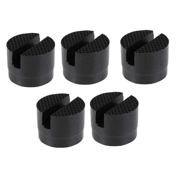 Almohadilla de goma ranurada para gato de coche, protector de chasis, adaptador de elevación, disco de elevación lateral para soldaduras de presión, compatible con Lexus, Subaru, Fiat, Volvo, herramienta de reparación