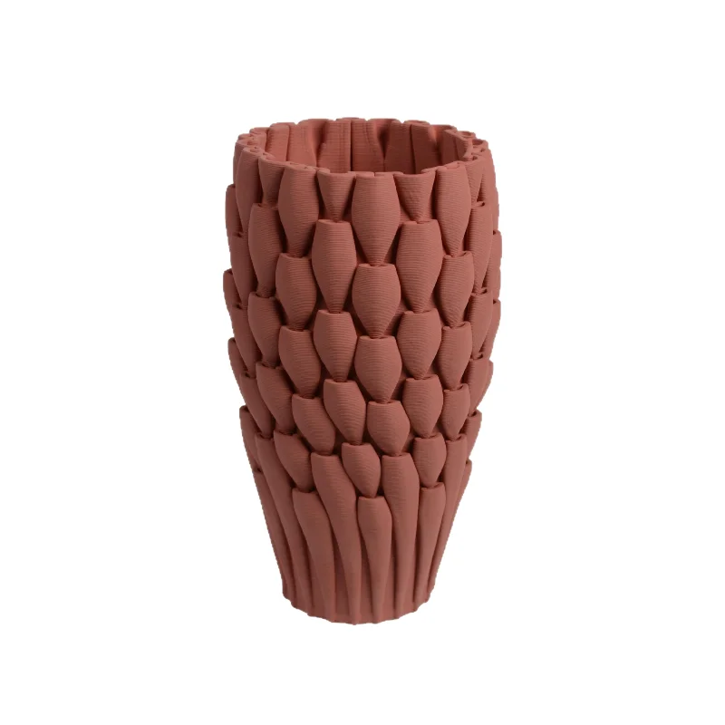 

Vase ceramic 3D printing black Nordic style modern simple vase