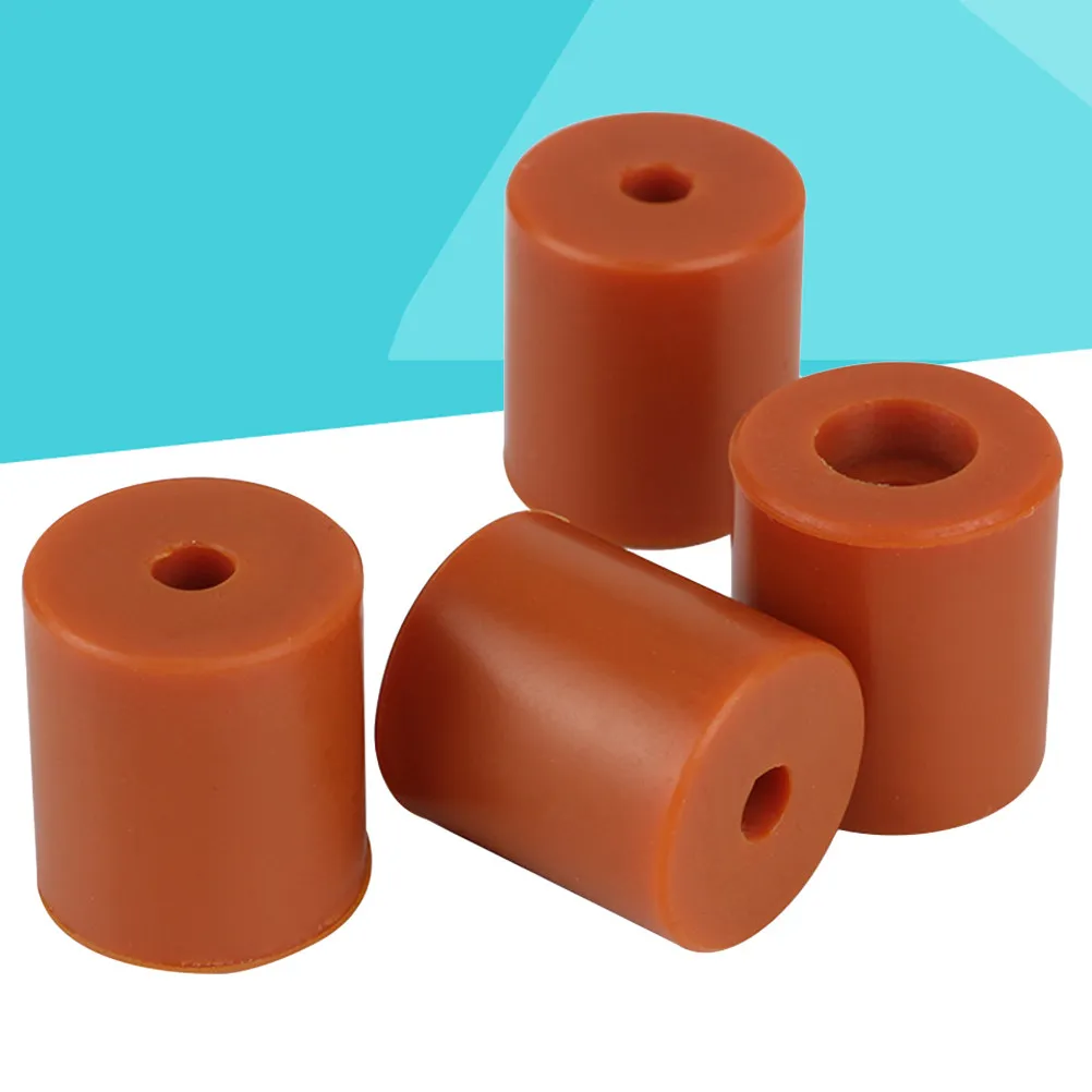 

4Pcs Hot Bed Leveling Column 16Mm Non-Stick Silicone High Temperature Solid Spacer Platform Leveler for 3D Printer Heating Bed