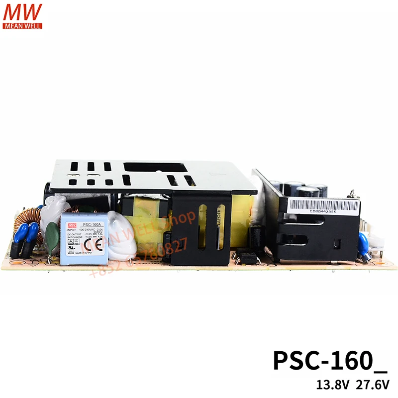 Original MEAN WELL 160W Single Output with Battery Charger(UPS Function) PSC-160A PSC-160B Security Power Supply