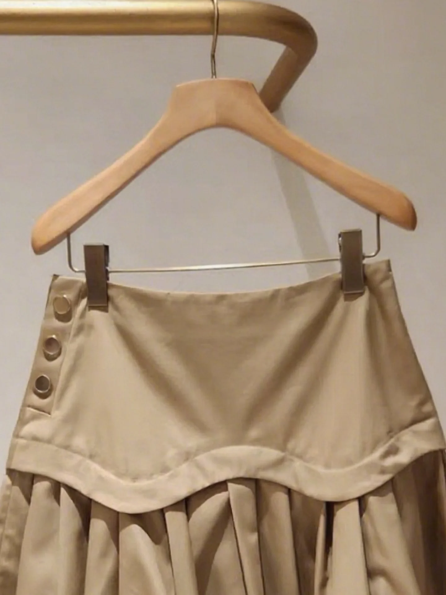 Taille haute ort jupe décontracté vêtements de travail Sle femmes Premium Faion été 2025 a-ligne jupe Simple trajet Design