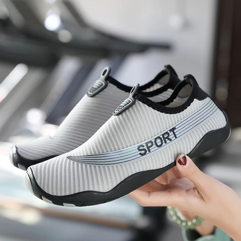 Unisex Breathable Lightweight Non-slip Indoor Fitness Yoga Shoes Couples Outdoor Beach Swimming Diving Shoes Aqua Shoes