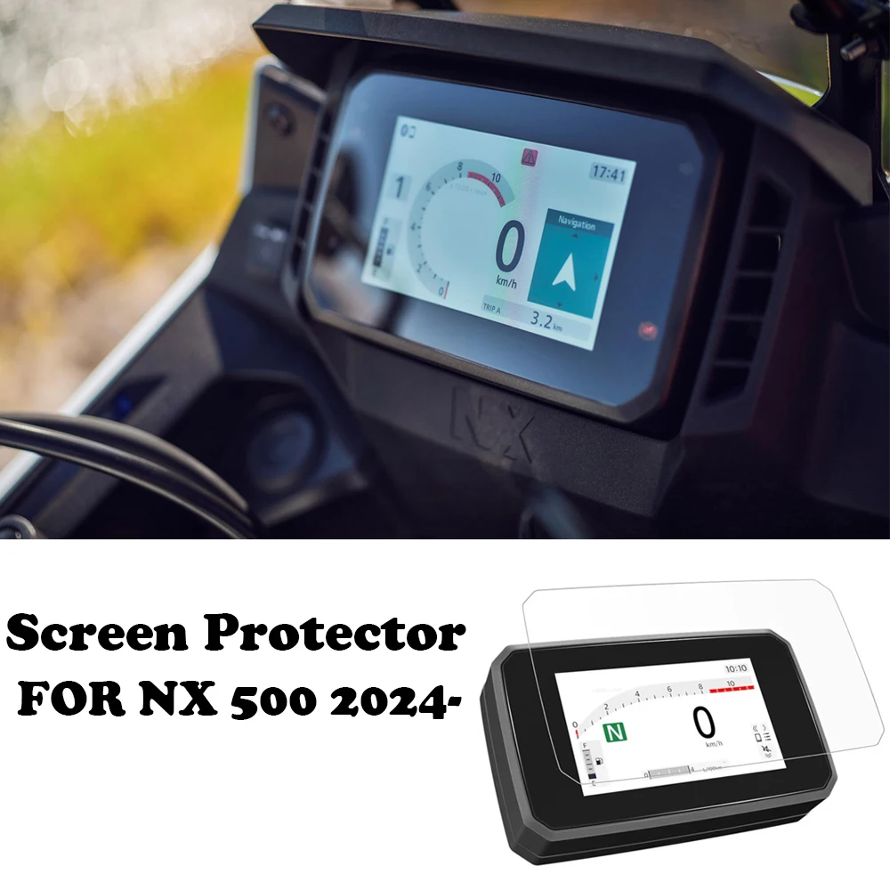 

2024 NX500 Motorcycle Screen Protector For Honda NX 500 2024- Cluster Anti-Dizziness Dash Film NX500 Accessories