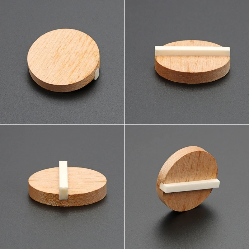 1 Set Guitar Nut Guitar Bone Nut Blank Resonator Guitar Biscuit Replacement Disc Bridge Guitar Bone Blanks Guitar Gifts