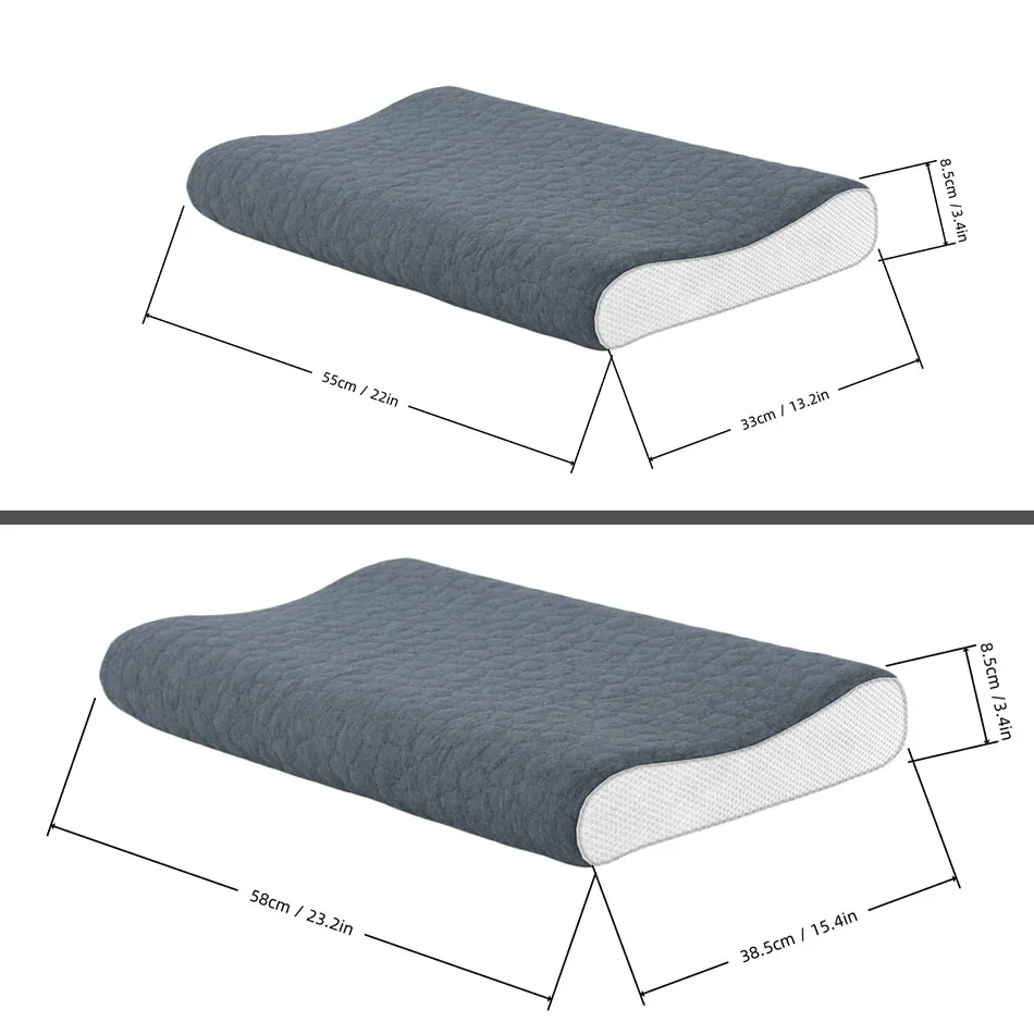 Bedding Memory Foam Pillow Sleep Aid Cervical Support Sleeping Pillow Relieves Neck Pressure