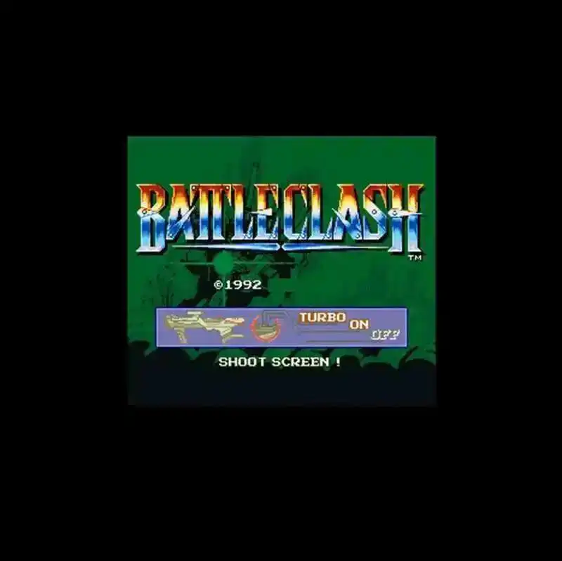 بطاقة ألعاب مخصصة Battle Clash NTSC 16 بت باللون الرمادي الكبير للاعبين ألعاب الولايات المتحدة الأمريكية 46Pin #1