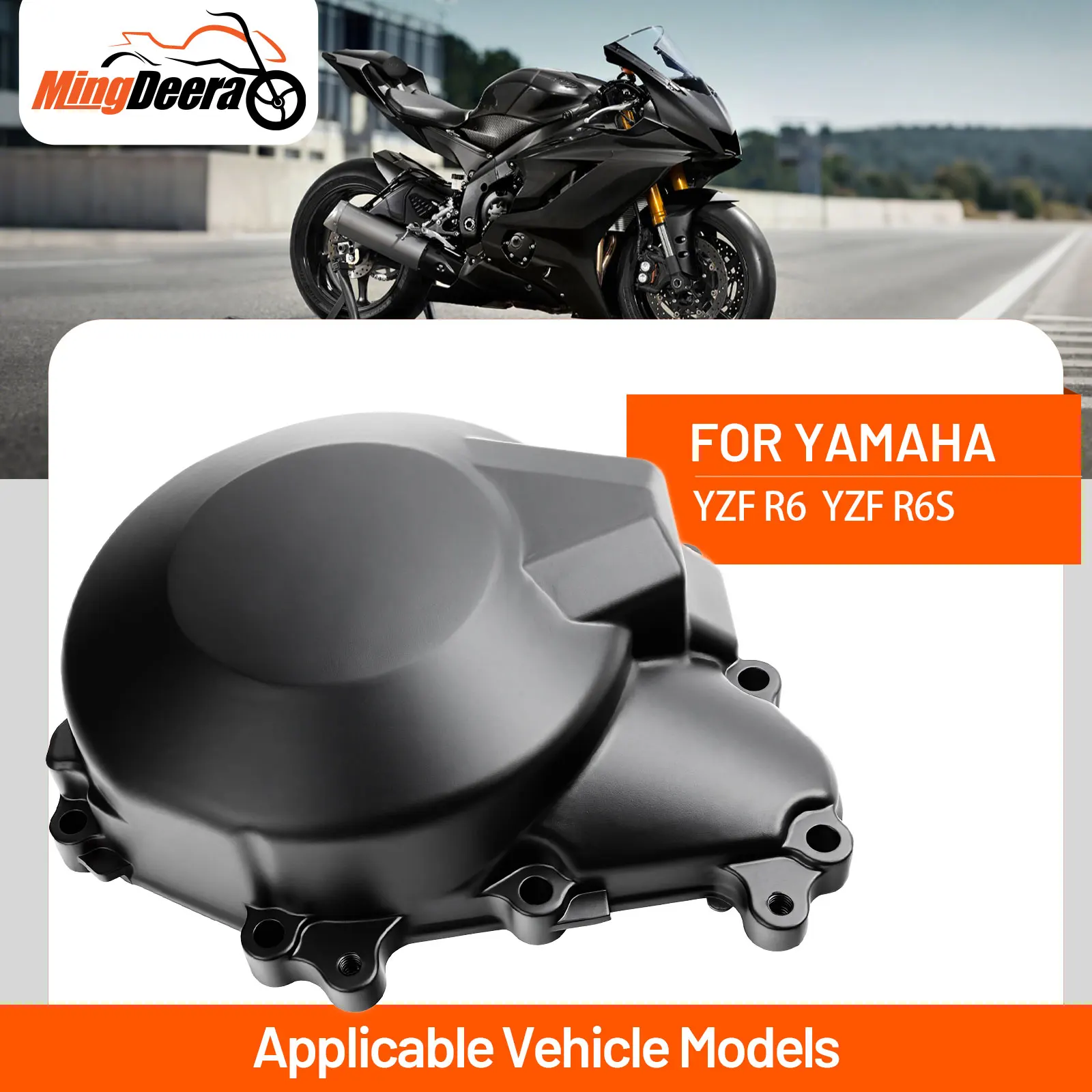

Motorcycle Engine Stator Crankcase Gasket Right Engine Stator Cover For Yamaha YZF R6 2003-2005 YZF R6S 2006-2010