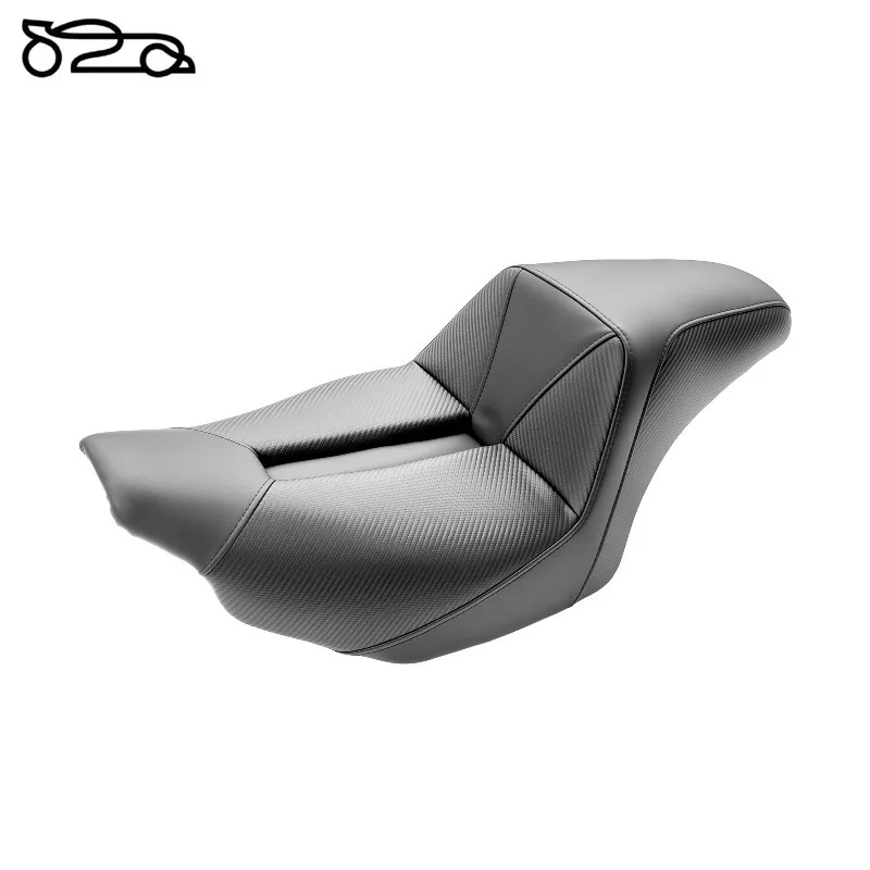 Custom World Motorcycle High Performance Carbon Fiber Pedal Cushion Gel for Touring Road Glide Street Glide 2023.5-2025 Black