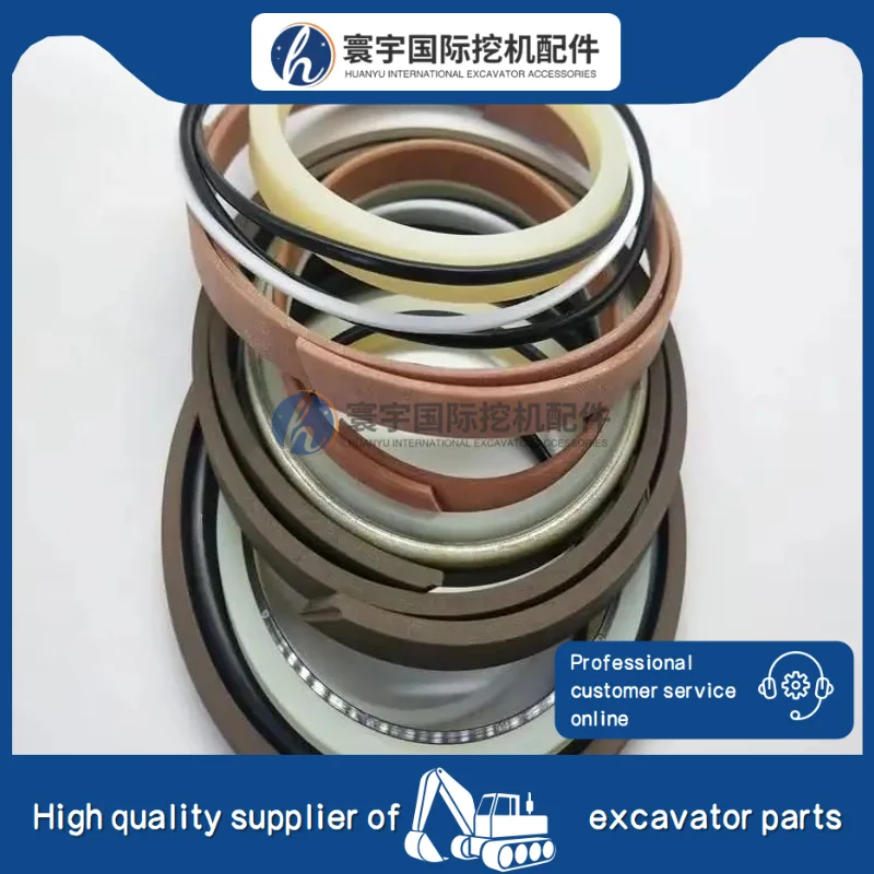 

Комплект уплотнительных колец сальника гидравлического цилиндра экскаватора EX60-5, комплект уплотнений цилиндра стрелы 4369762, детали оборудования