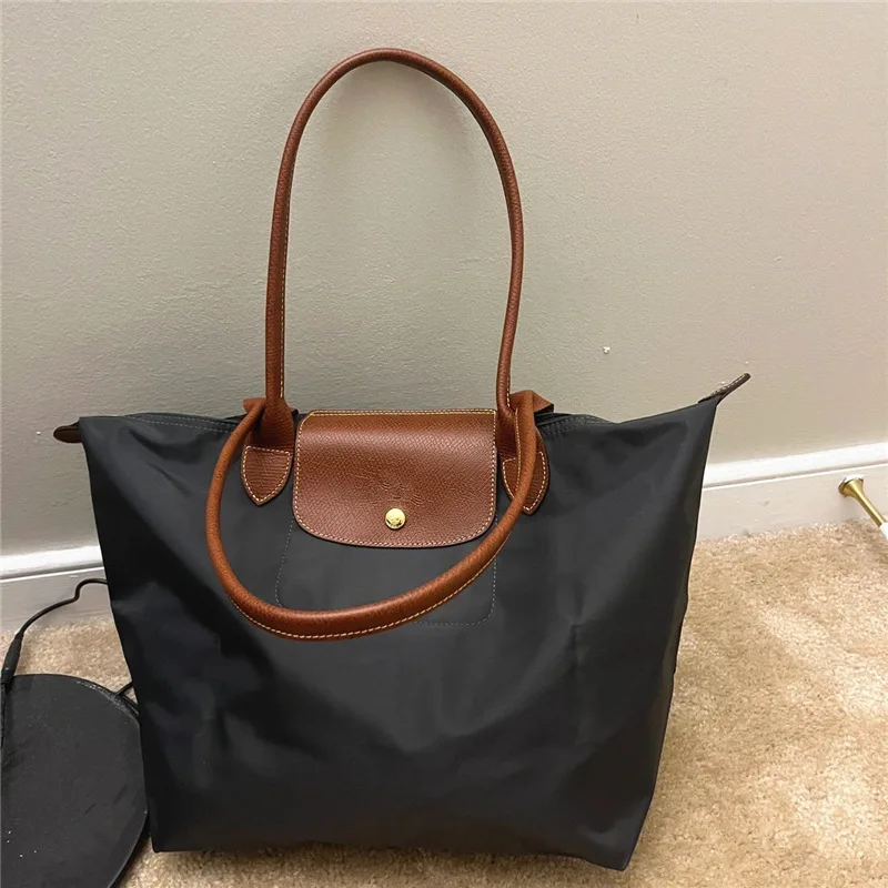 

Эксклюзивная сумка Longchamps, Сумка с вышивкой, сумка для пельменей, сумка на плечо, складная сумка для подмышек B