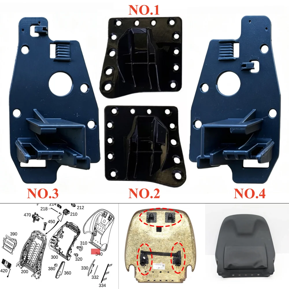 Front Seatback Cover Backrest Fixed Hook Buckle Fastener Clip For Mercedes-Benz C200 S205 W205 E250 W213 S213 GLC220d X253 C253