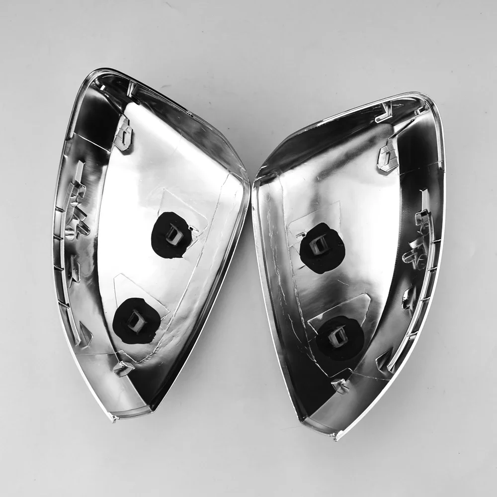 For Audi A3 8V S3 RS3 Side Wing Mirror Covers Caps Silver Matt Chrome Brushed Aluminum 2013 2016 2017 2018 Replacement