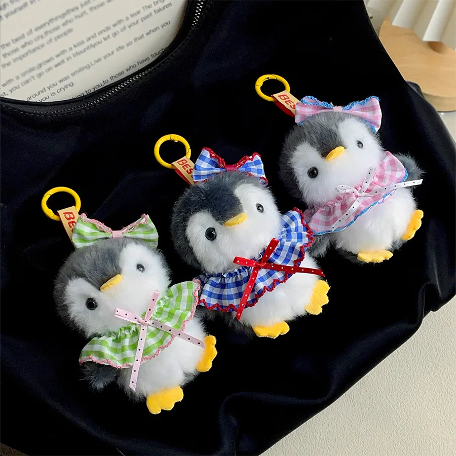 

Cute Penguin Pendant Plush Toy Keyring Cartoon Simulation Plush Stuffed Animal Penguin Backpack Decoration Pendant Birthday Gift