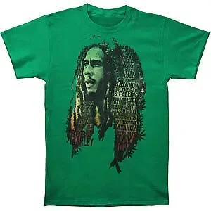 Men'S Bob Marley Kaya Now T Shirt Small Green