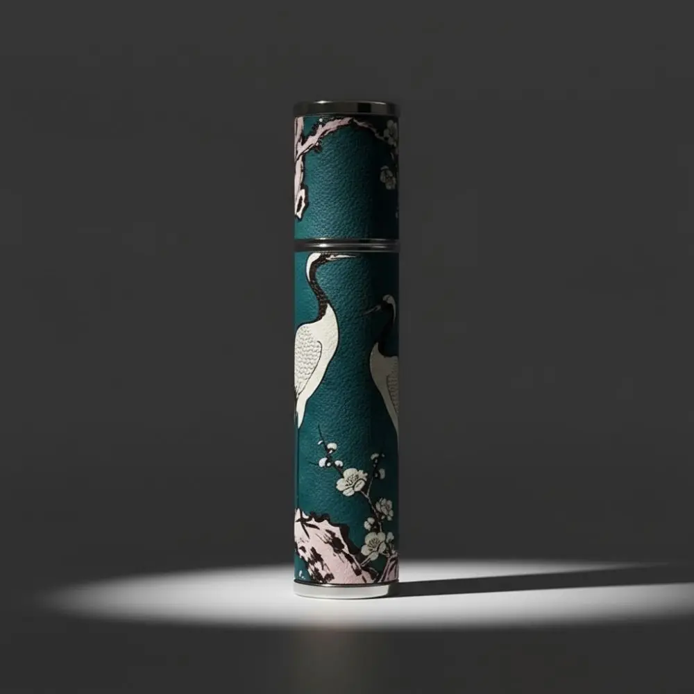 Bouteille de parfum Portable en cuir PU, vaporisateur vide de dessin animé, récipient cosmétique rechargeable de 10ml, voyage