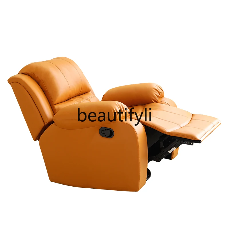 First-class space sofa cabin single person small apartment living room lazy chair multi-functional reclining massage